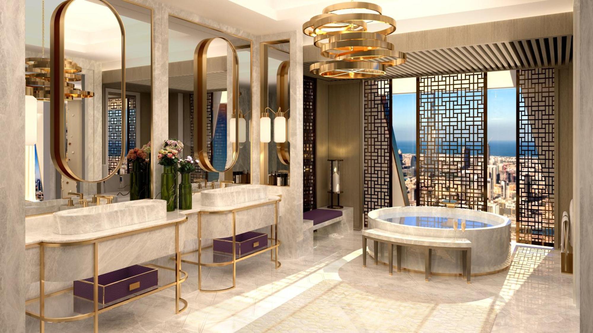 Hotel Mandarin Oriental Downtown, Dubái Exterior foto